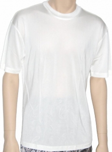 Unterhemd / T-Shirt, 100% Seide, Natur, L