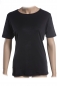 Preview: Damen T-Shirt, RH, 100% Seide, Schwarz, M, 40/42