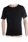 Preview: Unterhemd, Shirt, Rundhals, 100% Seide, Interlock, Schwarz, M
