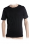 Preview: Unterhemd, Shirt, Rundhals, 100% Seide, Interlock, Schwarz, S