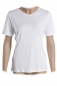 Preview: Damen T-Shirt, V-Ausschnitt, 100% Seide, Weiss, S, 36/38