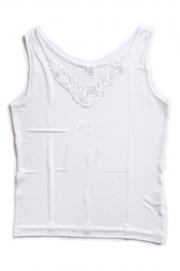 Preview: Top, Stickerei, 100% Seide, Natur, S, 36/38